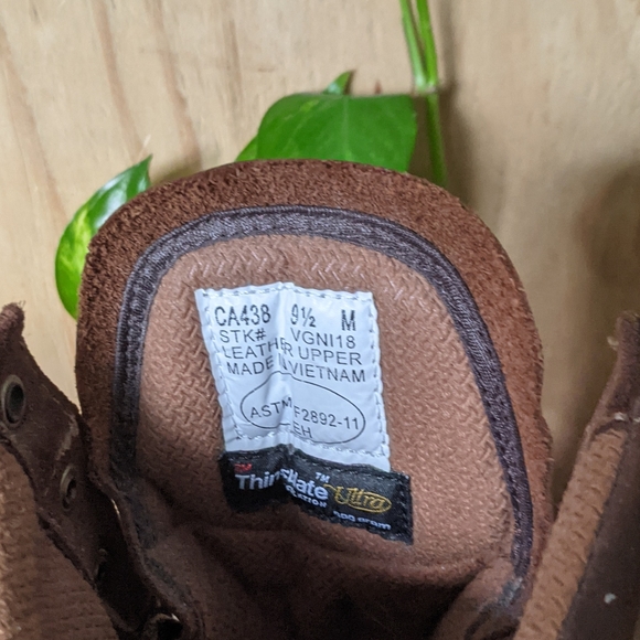 Carolina  Brown Work Boots 9.5 - Picture 4 of 9